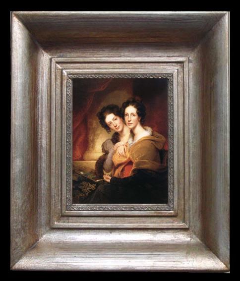 framed  Rembrandt Peale The Sisters, Ta077-2